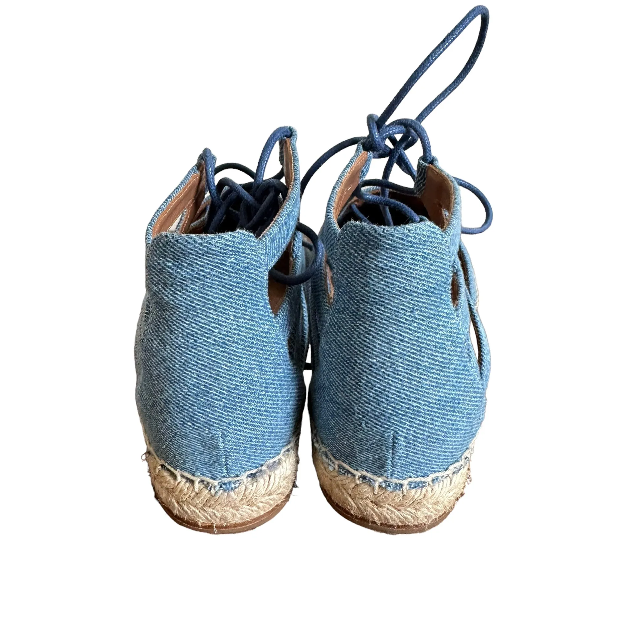 Aquazzura Blue Denim Espadrilles