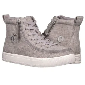 Billy Footwear (Mens) - Grey Jersey High Top Linen Shoes CLEARANCE