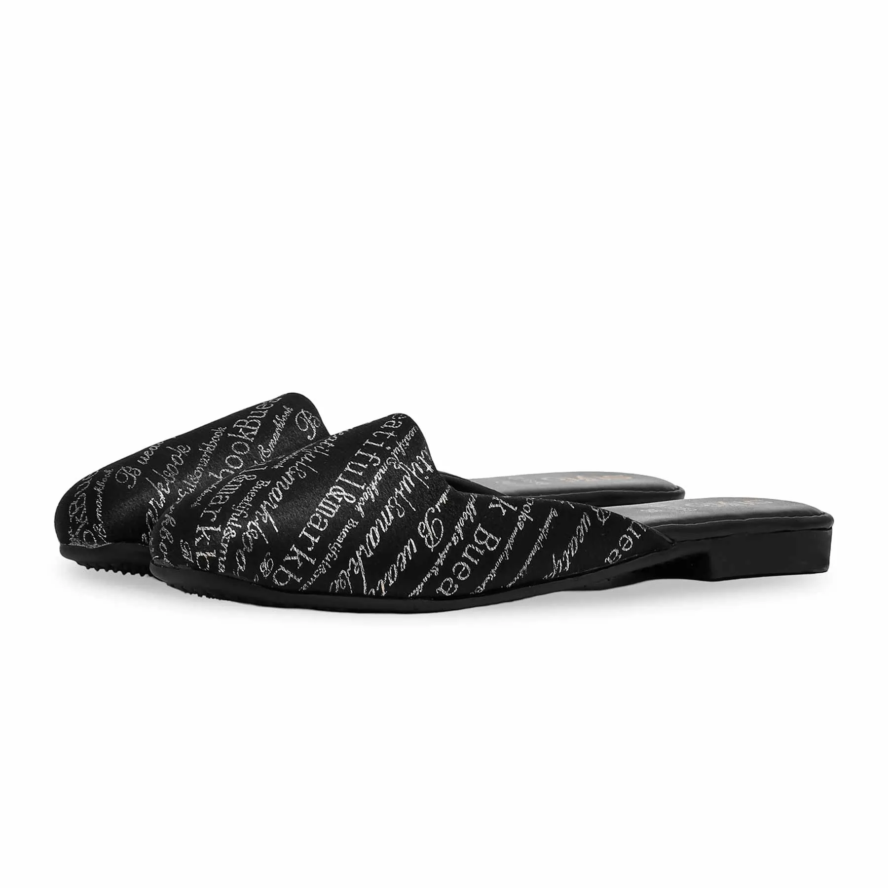 Black Mule Chappal CL1859