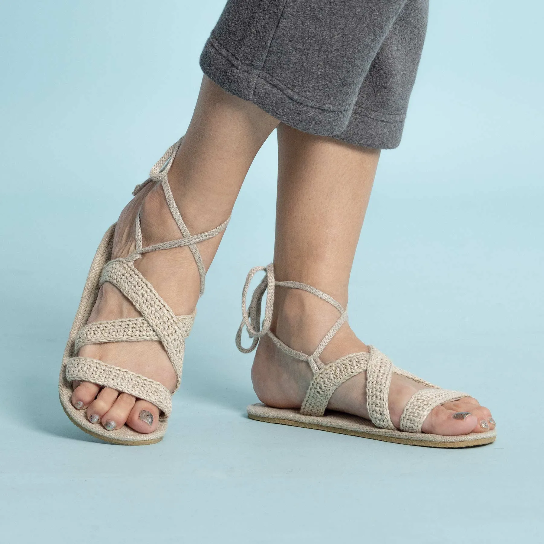 BOARDWALK Organic Hemp Sandals (Unisex)