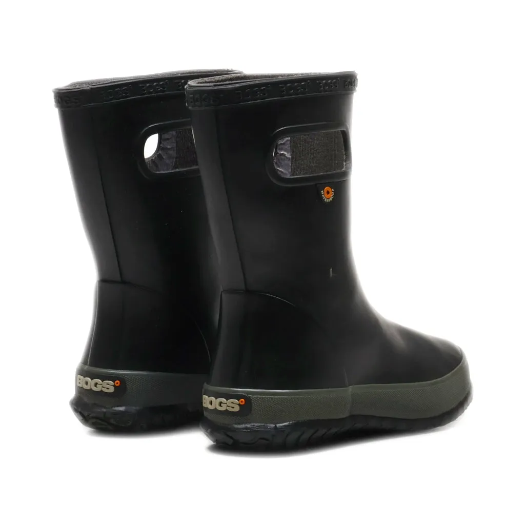 Bogs Rain Boots Rubber Black Colour For Kids