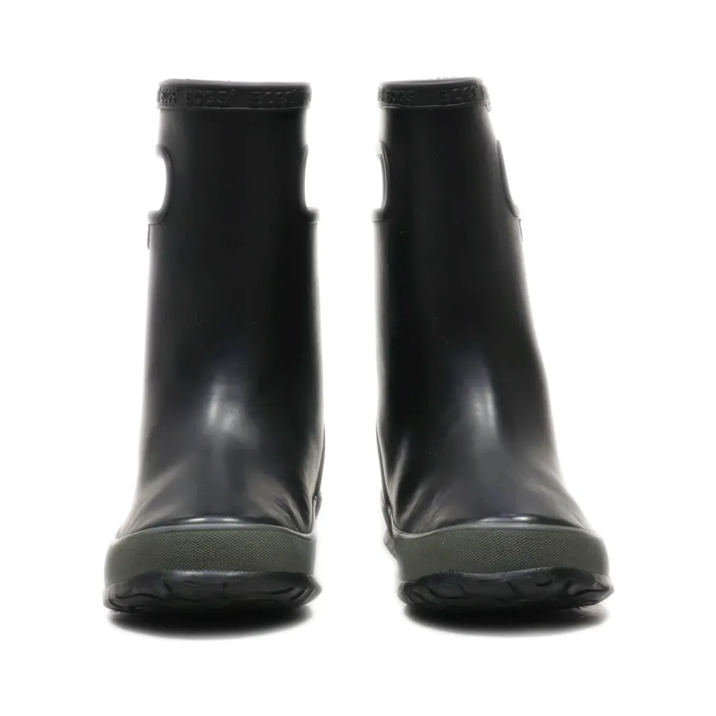 Bogs Rain Boots Rubber Black Colour For Kids