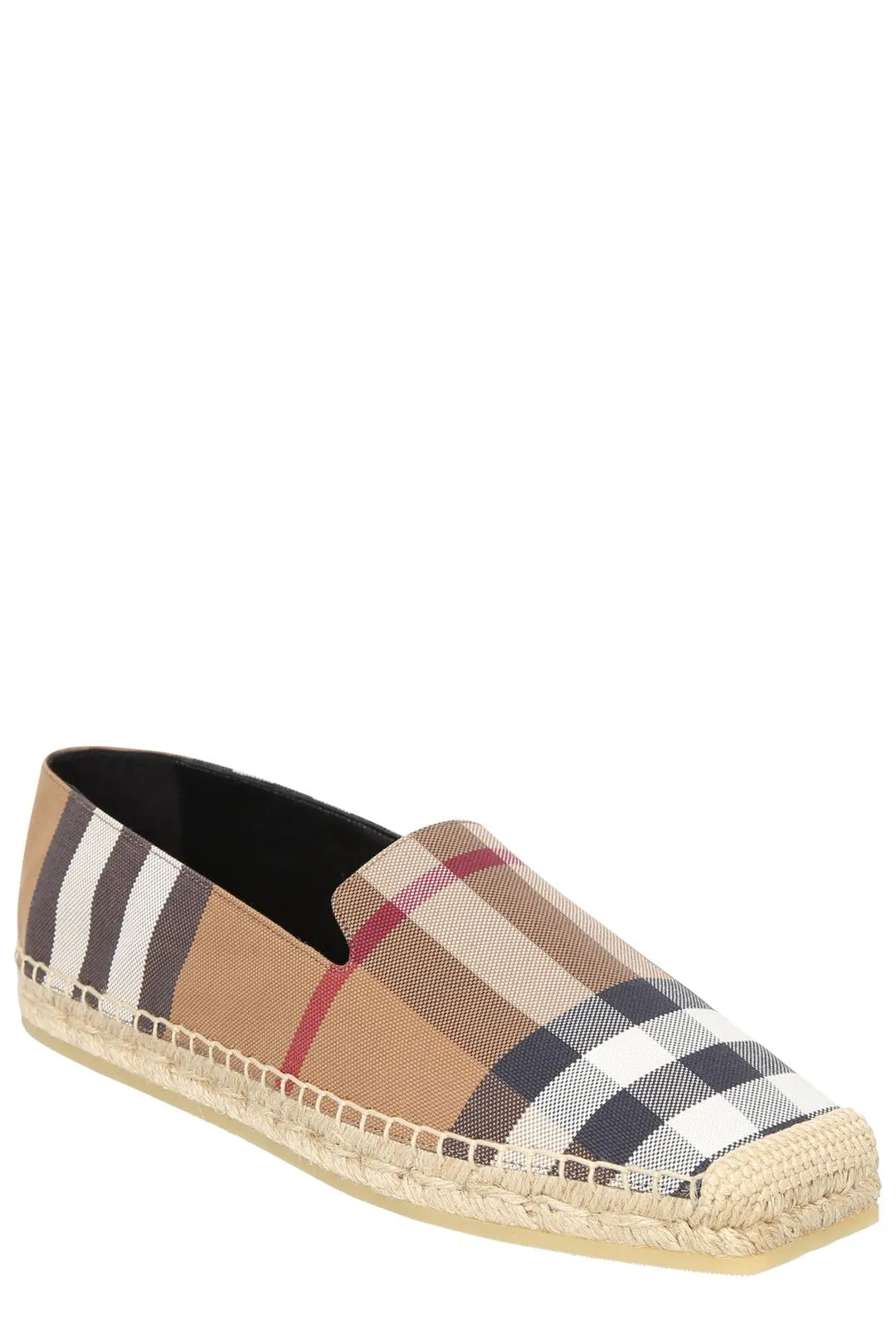 Burberry Checked Slip-On Espadrilles