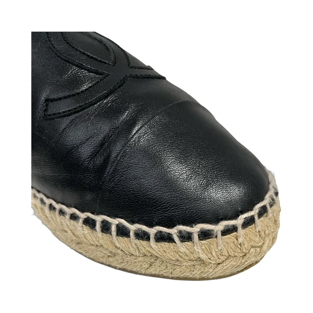 Chanel "Lambskin CC" Espadrilles - Size 40