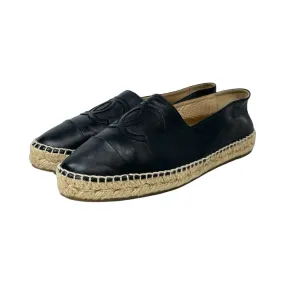 Chanel "Lambskin CC" Espadrilles - Size 40