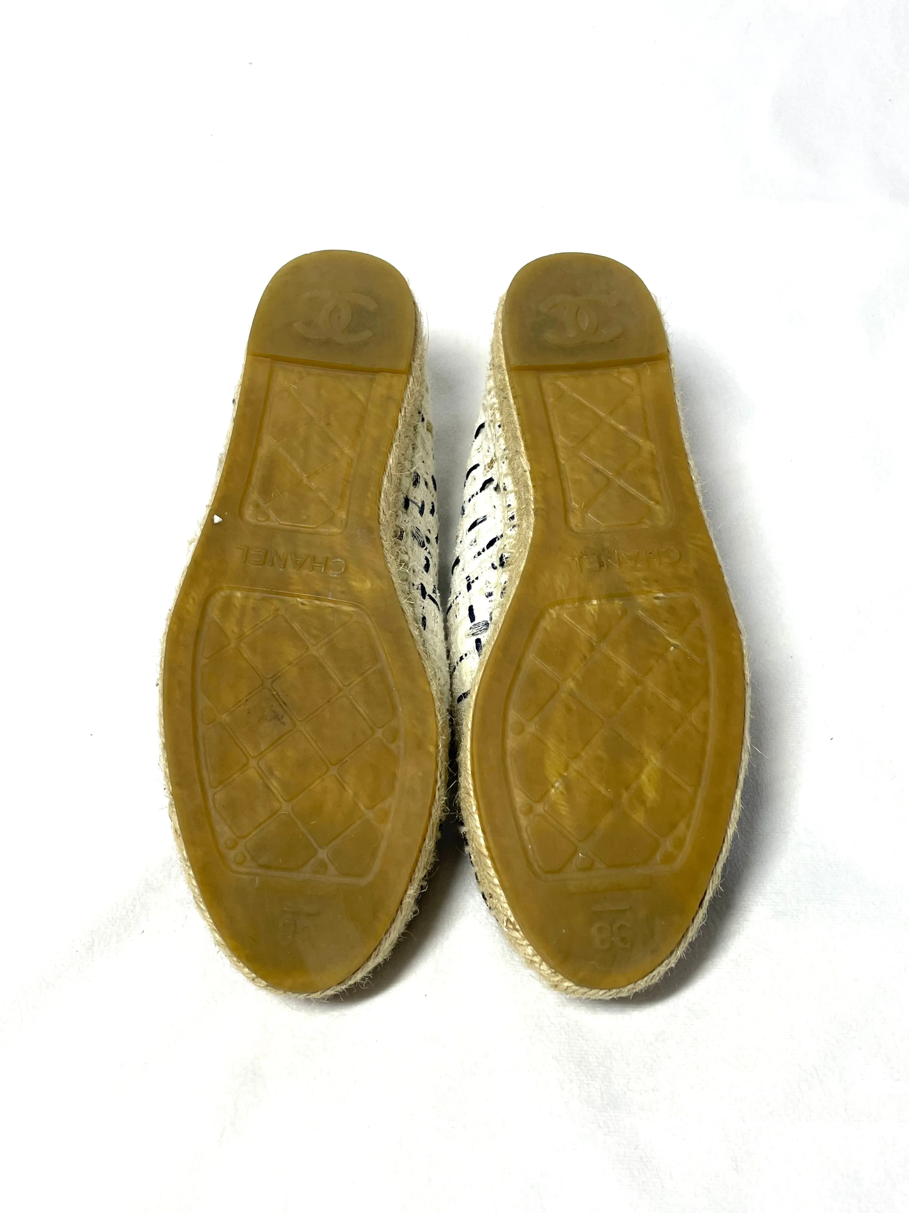 Chanel Tweed Espadrilles 38