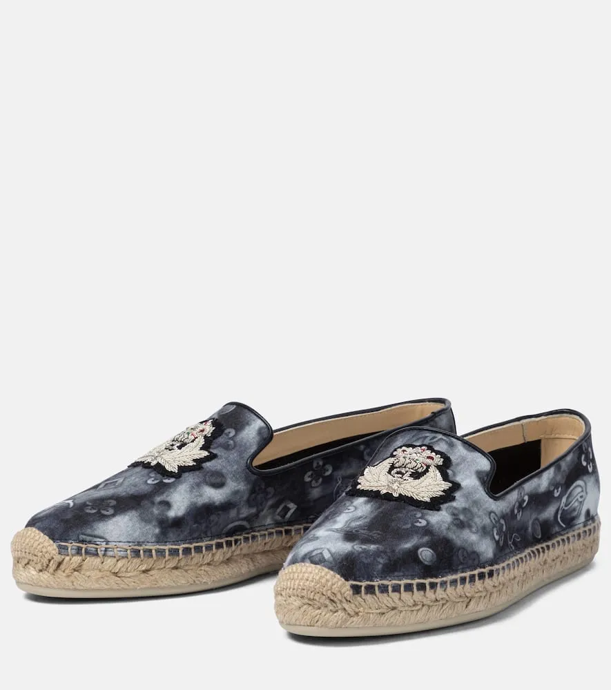 Christian Louboutin Nanou Orlato denim espadrilles