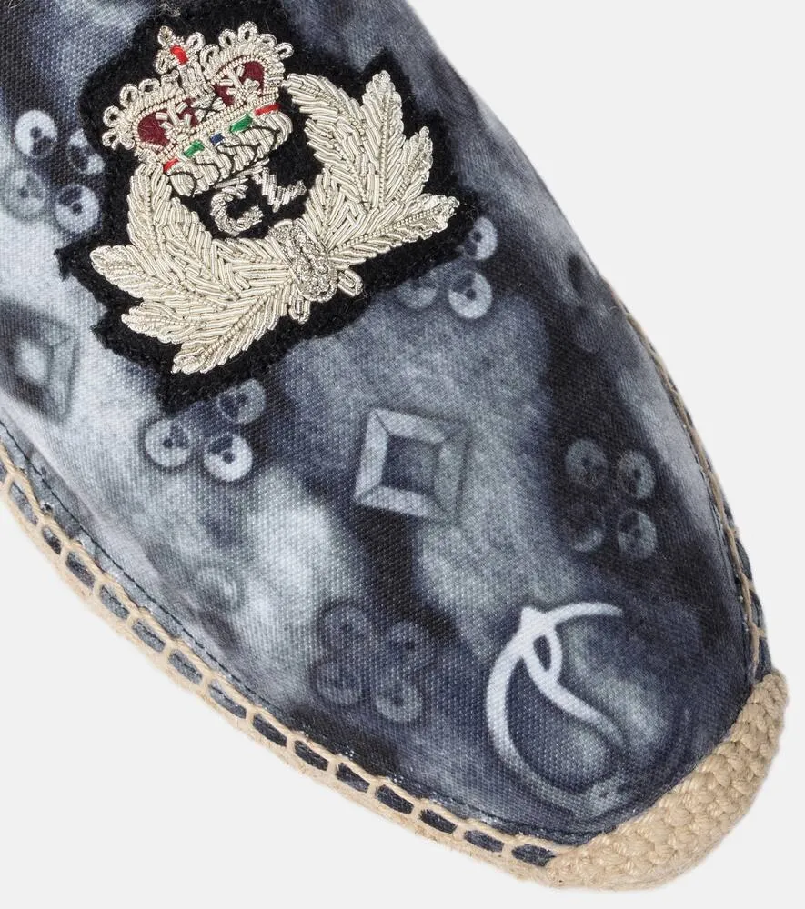 Christian Louboutin Nanou Orlato denim espadrilles