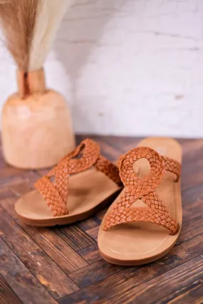 Cognac All Tangled Up Sandals