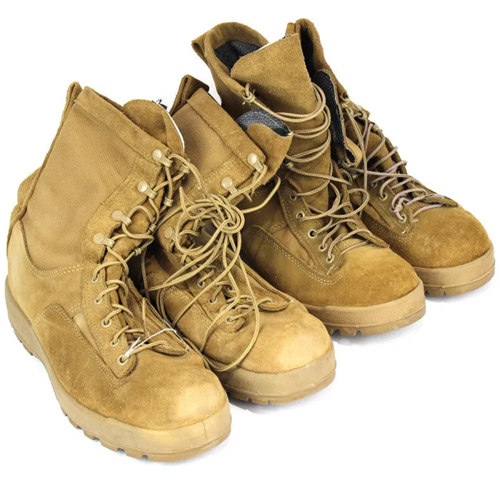 Coyote Brown Inclement Cold Weather Combat Boots USGI