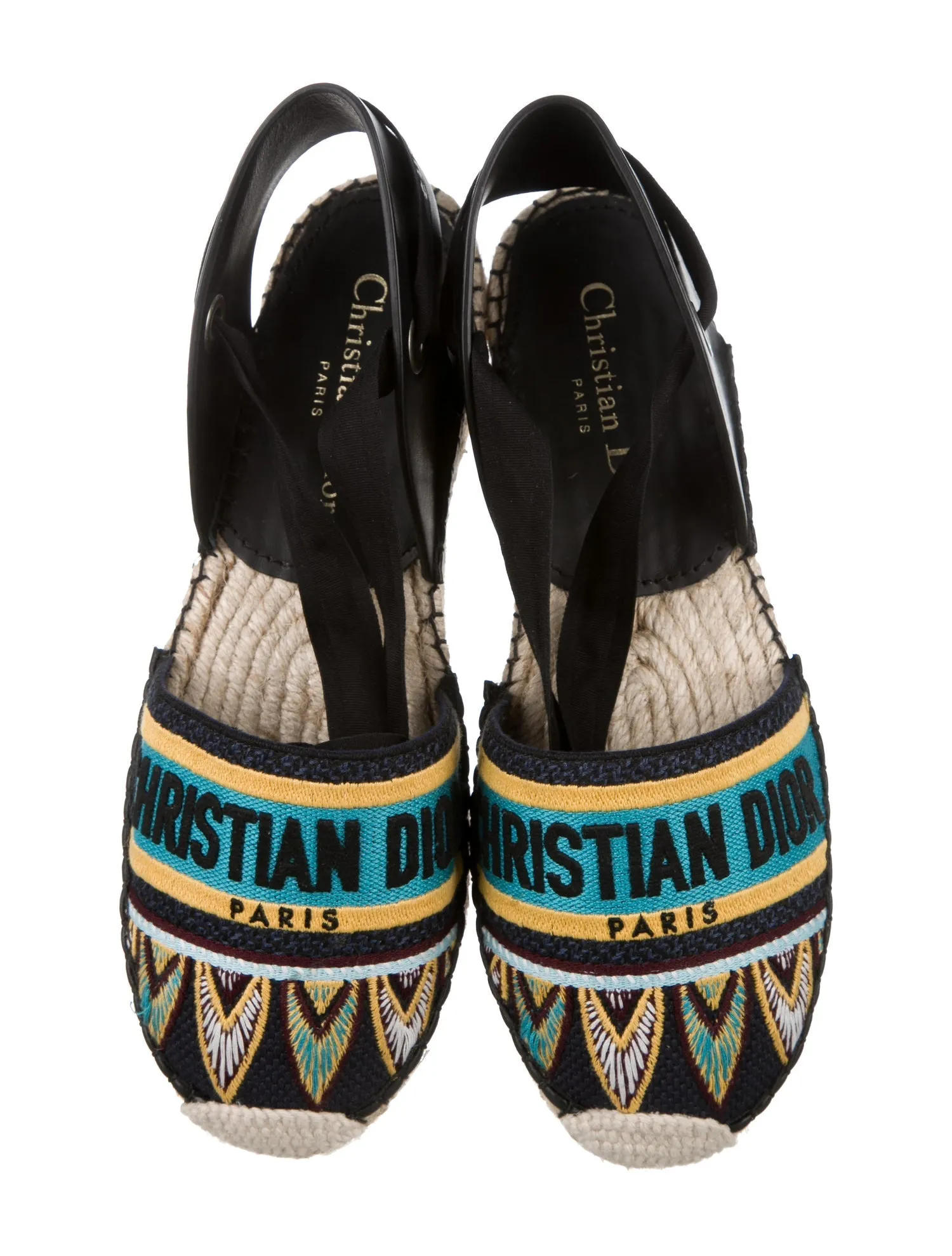 Dior Nicely-D Embroidered Espadrilles