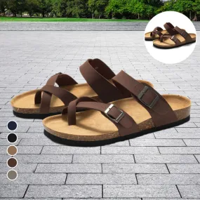 Double Strap Massage Slippers