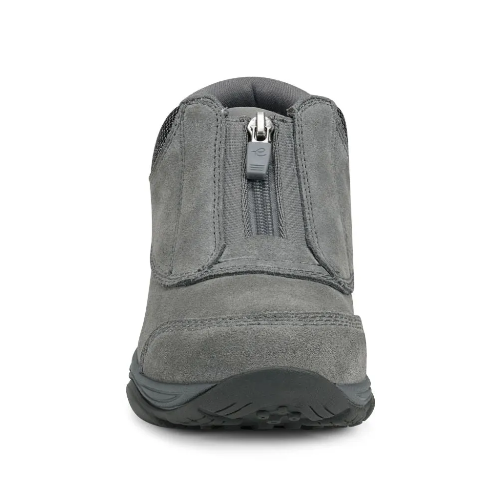 Enclose Gray Suede Easy Spirit Ankle Boots