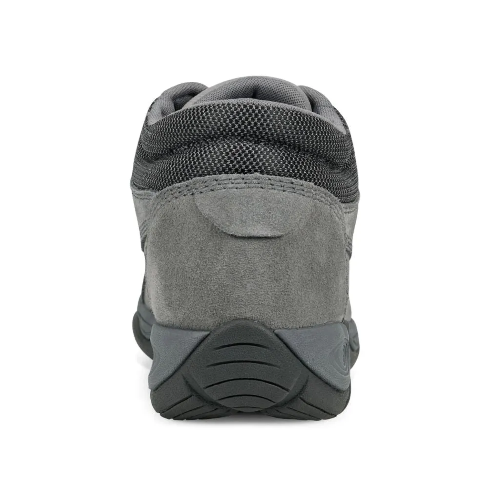 Enclose Gray Suede Easy Spirit Ankle Boots