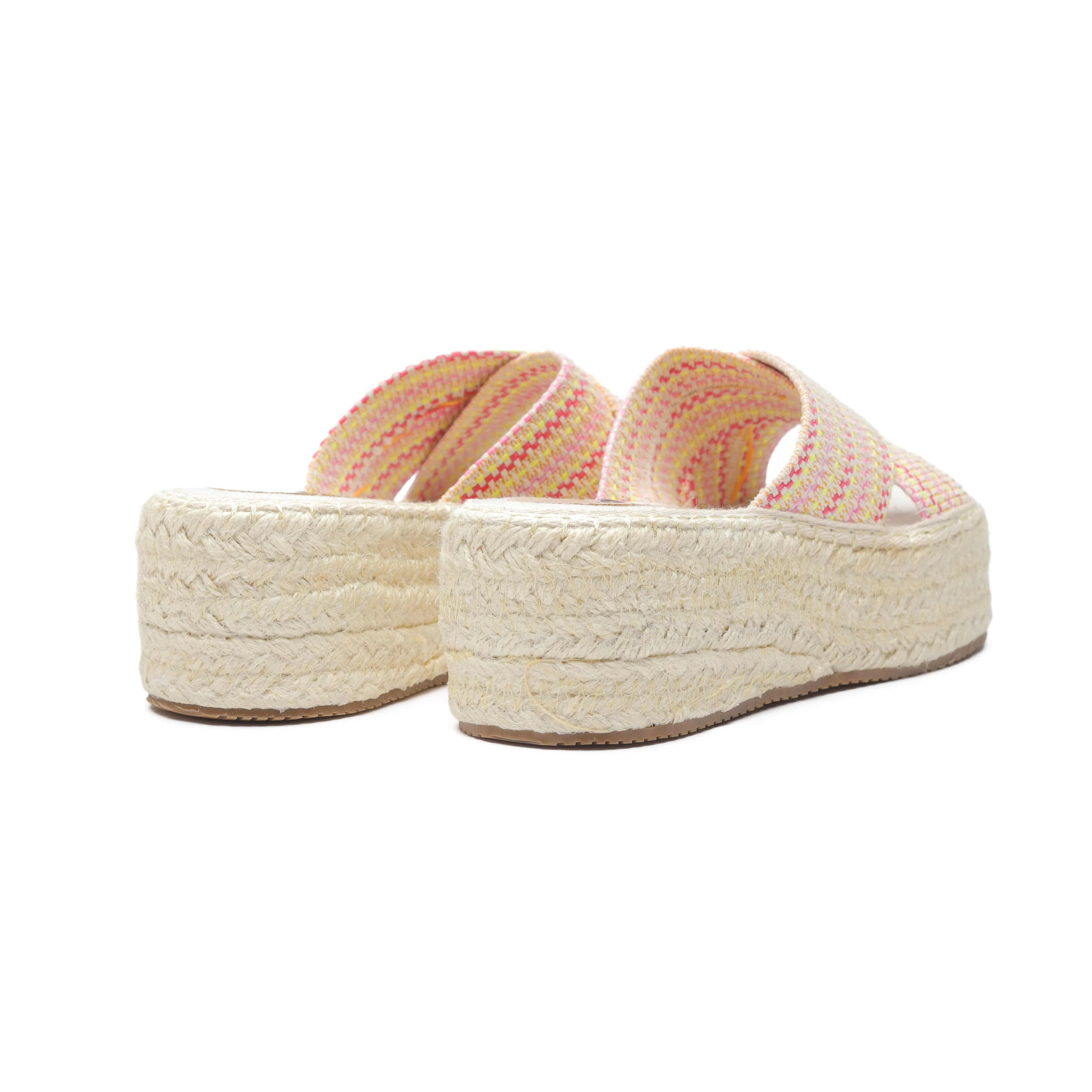 Espadrille Soles Criss Cross Wedges - Simon