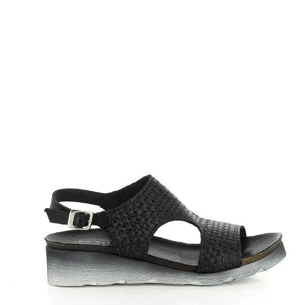 Felmini B800 Black Slingback Sandals