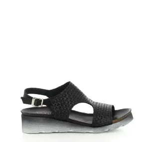 Felmini B800 Black Slingback Sandals