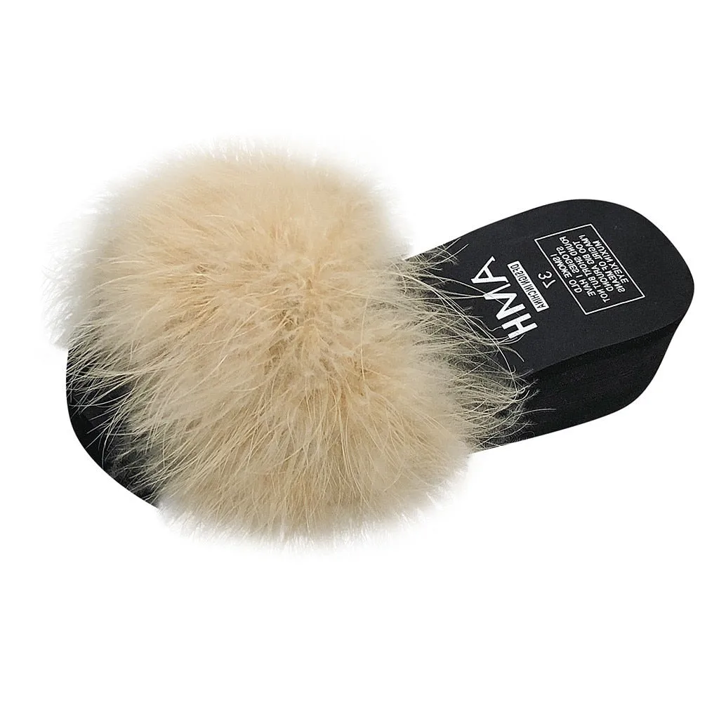 Fluffy Fur Slippers