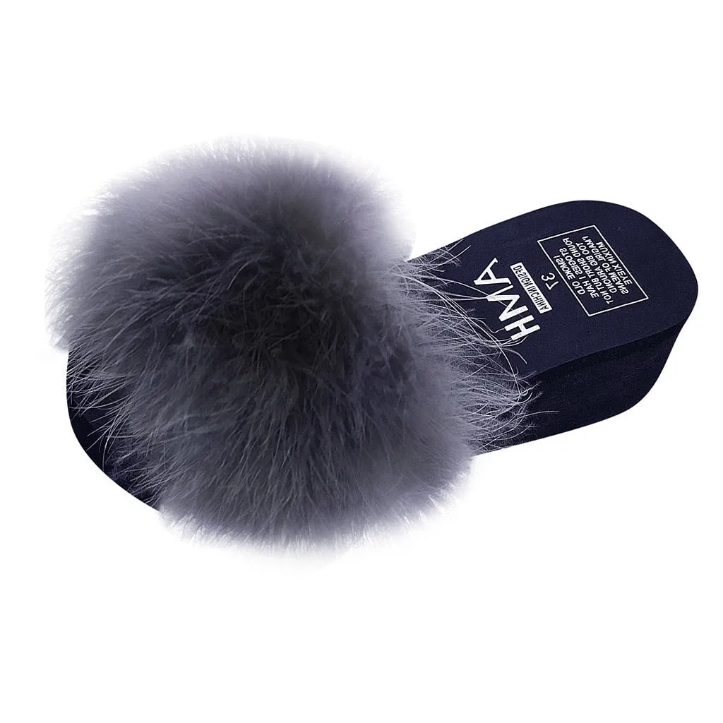 Fluffy Fur Slippers