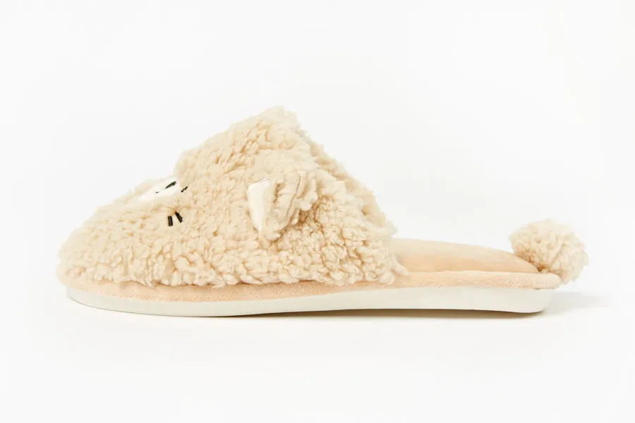 Fluffy Slippers: Cat
