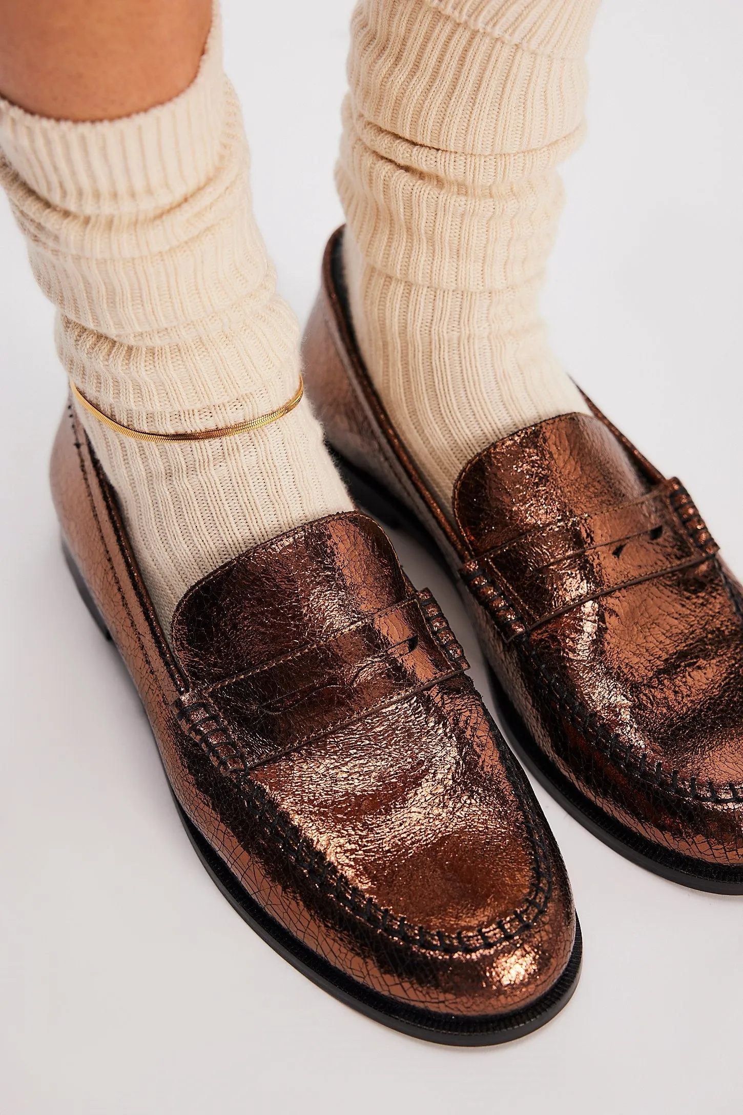 Footwear - Free People Blanket Stitch Loafers