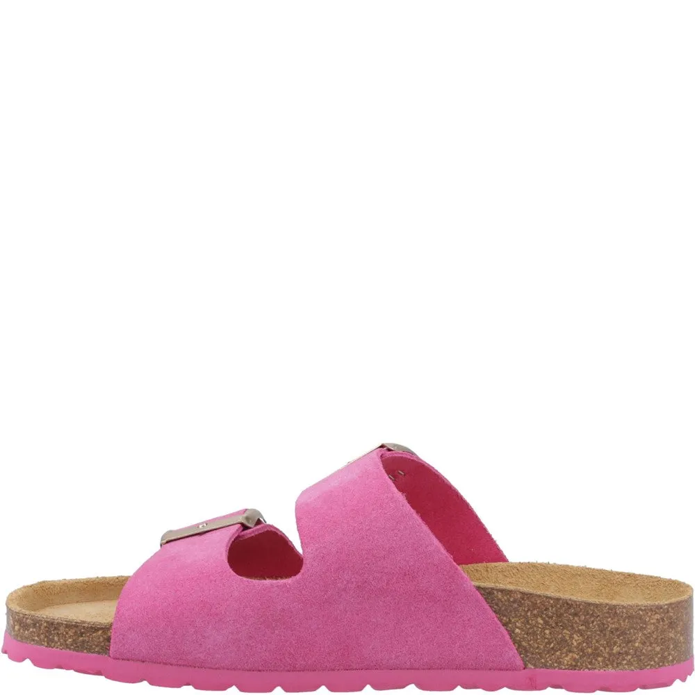 Fuchsia Blaire Mule Sandals