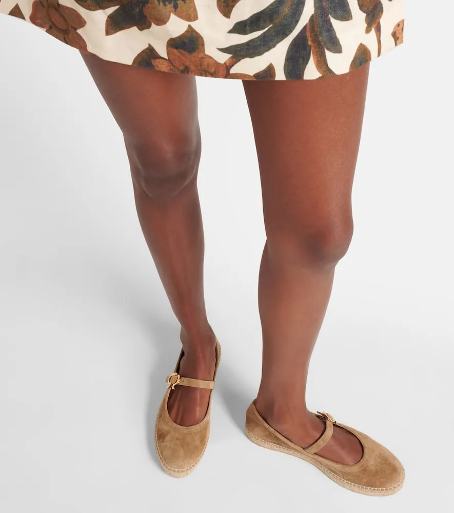 Gianvito Rossi Elda suede espadrilles
