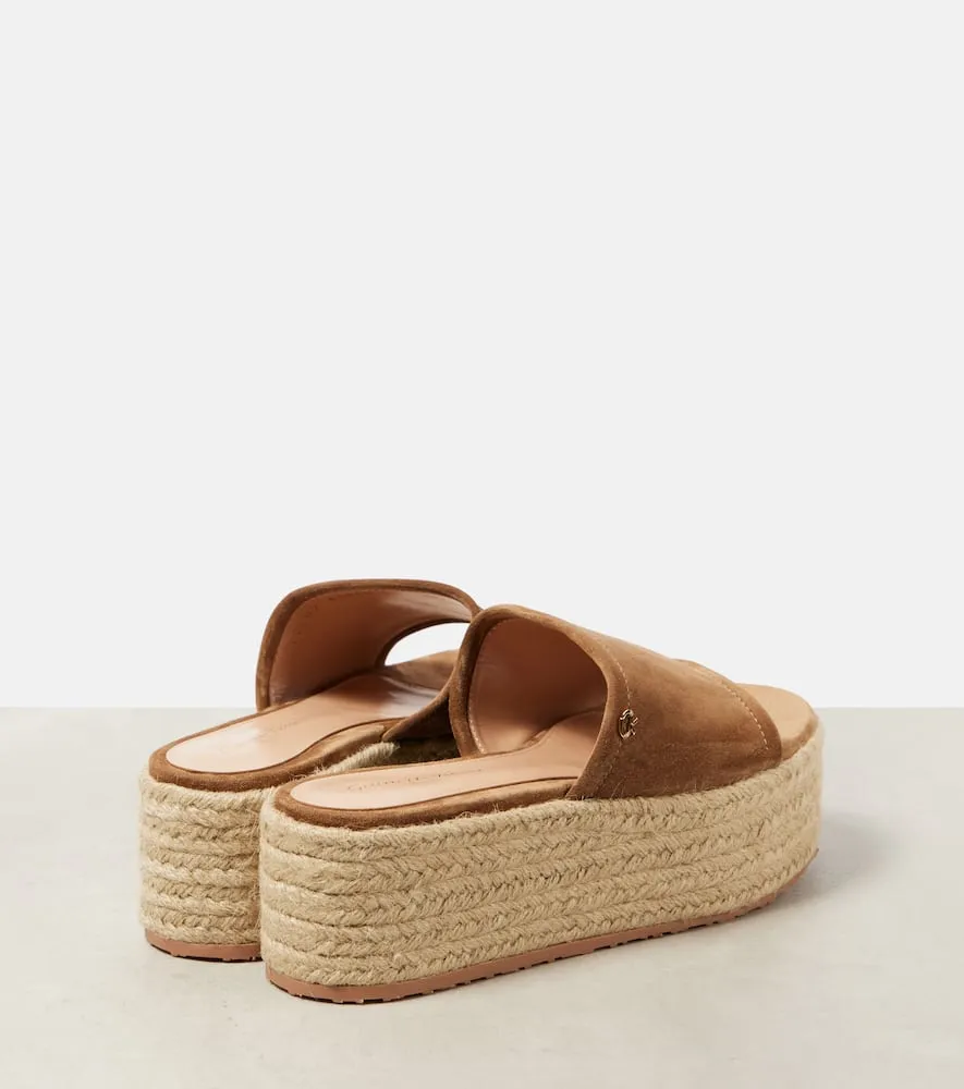 Gianvito Rossi Suede espadrilles