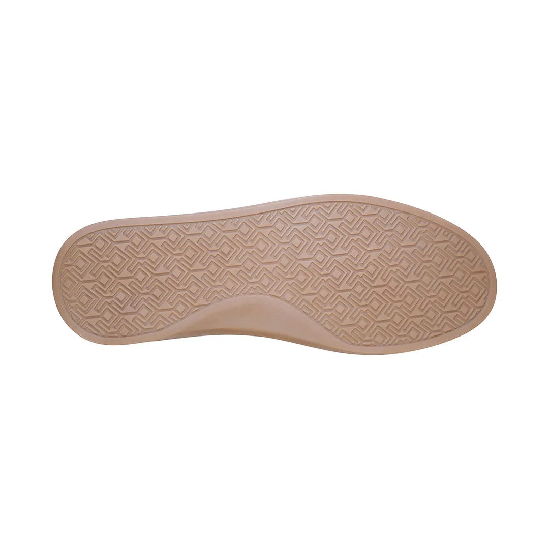 Ginger Grey Perforated Leather Flats