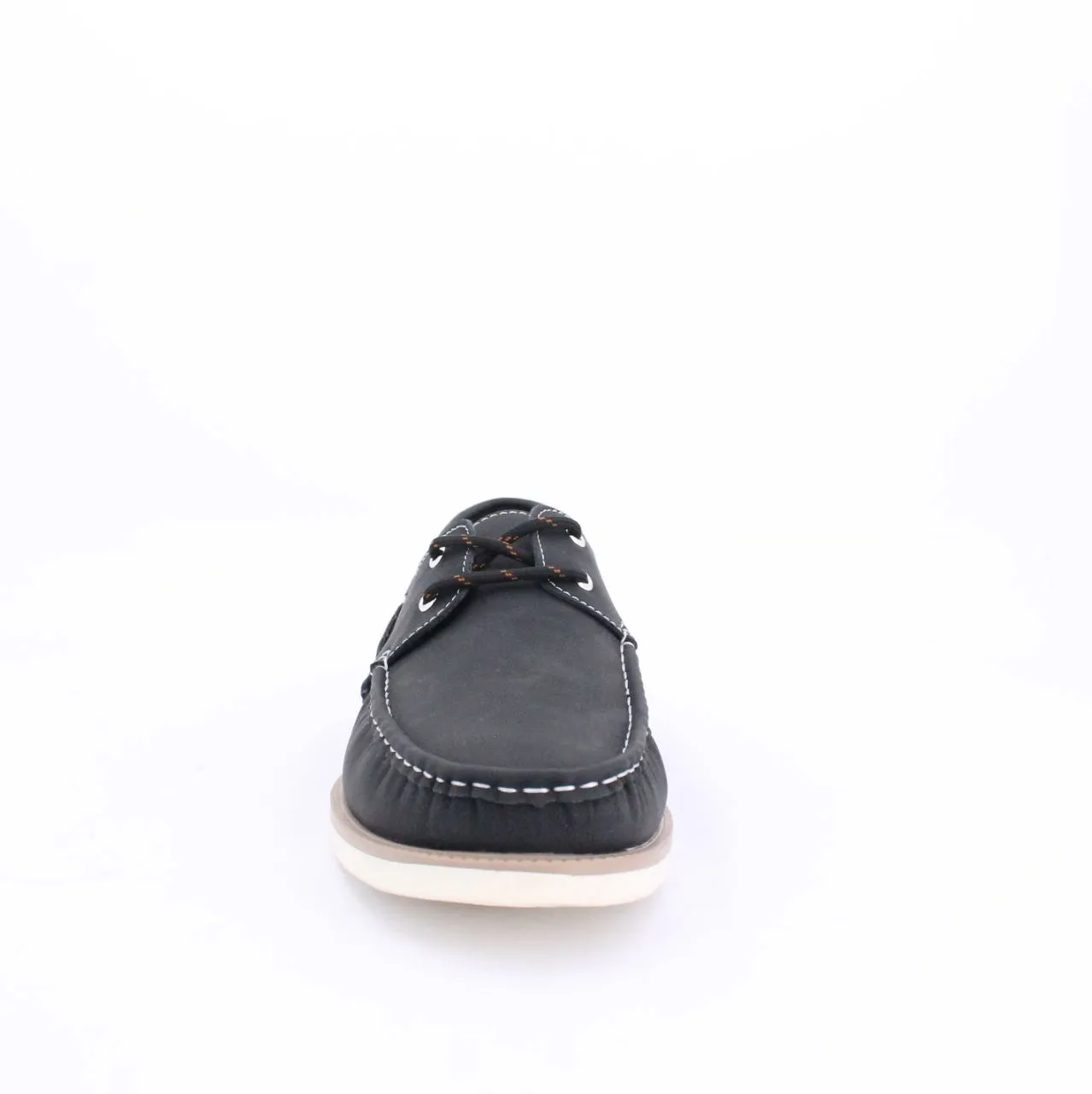 GROZER MENS BOAT SHOES-BLACK