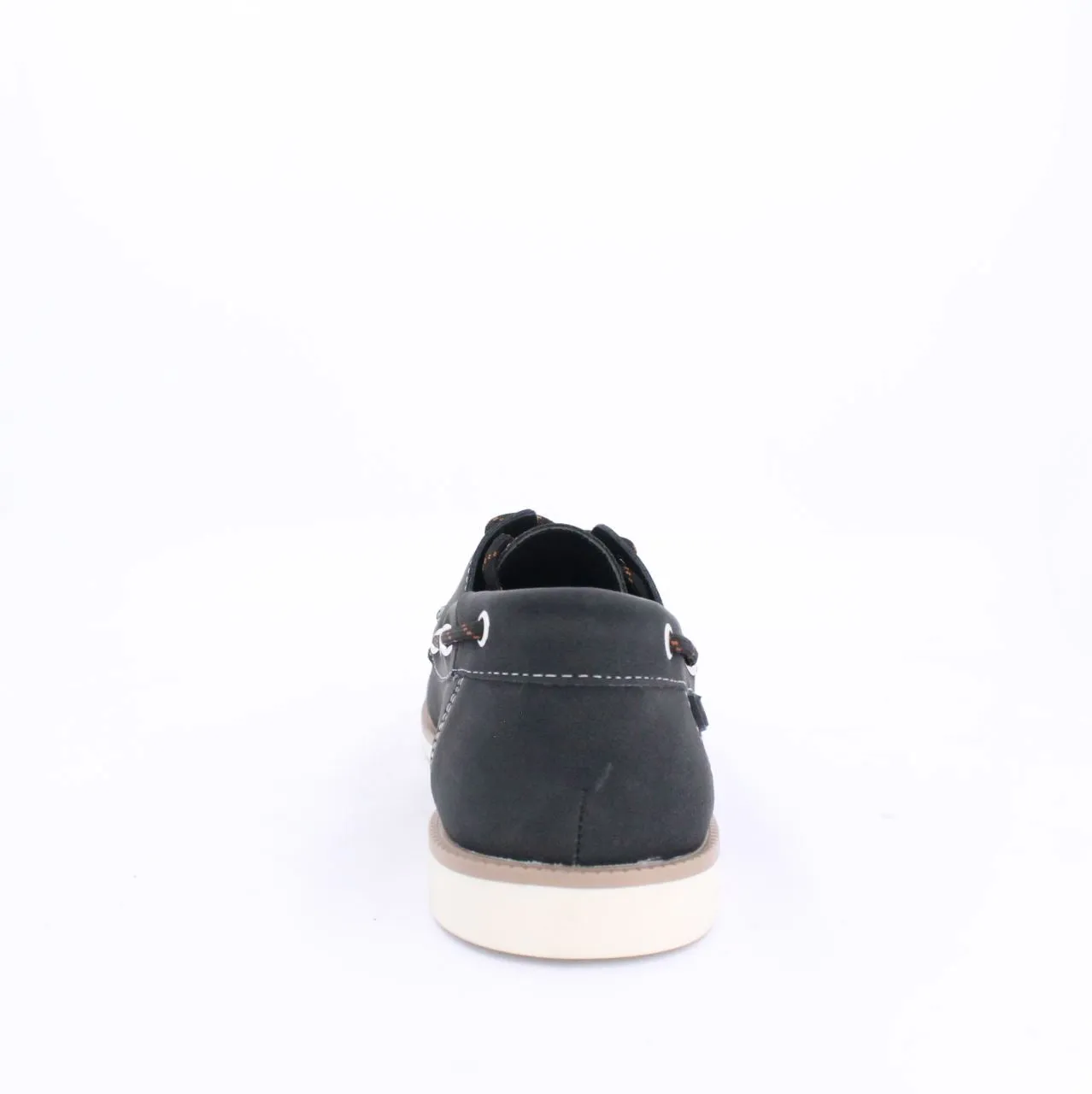 GROZER MENS BOAT SHOES-BLACK