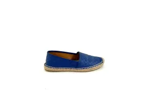 GUCCI Embossed Leather GG Microguccissima Espadrilles 37.5