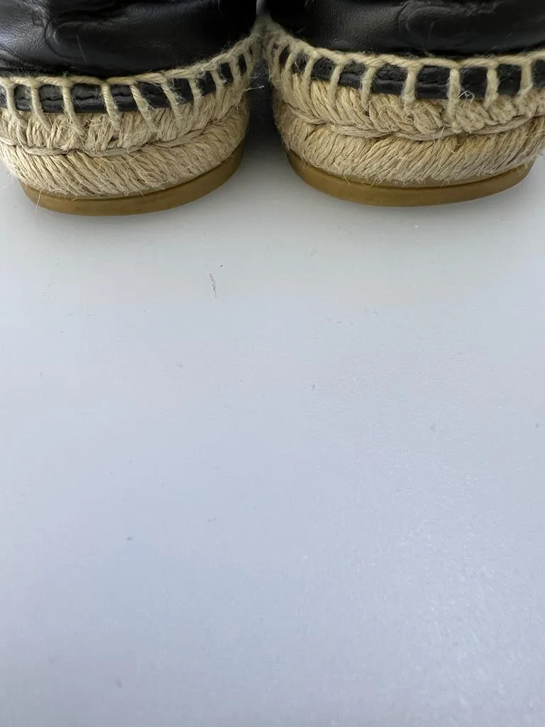 GUCCI GG MONOGRAM PILAR LEATHER ESPADRILLES