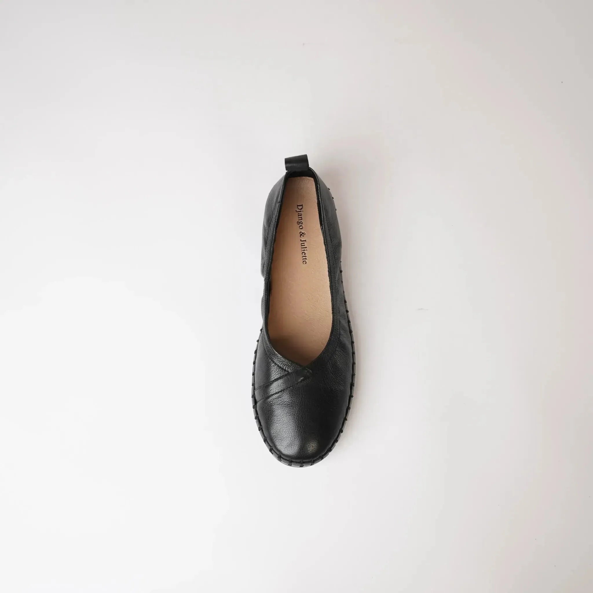 Heaton Black Ballet Flats