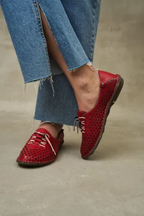 JABIN Leather - Red