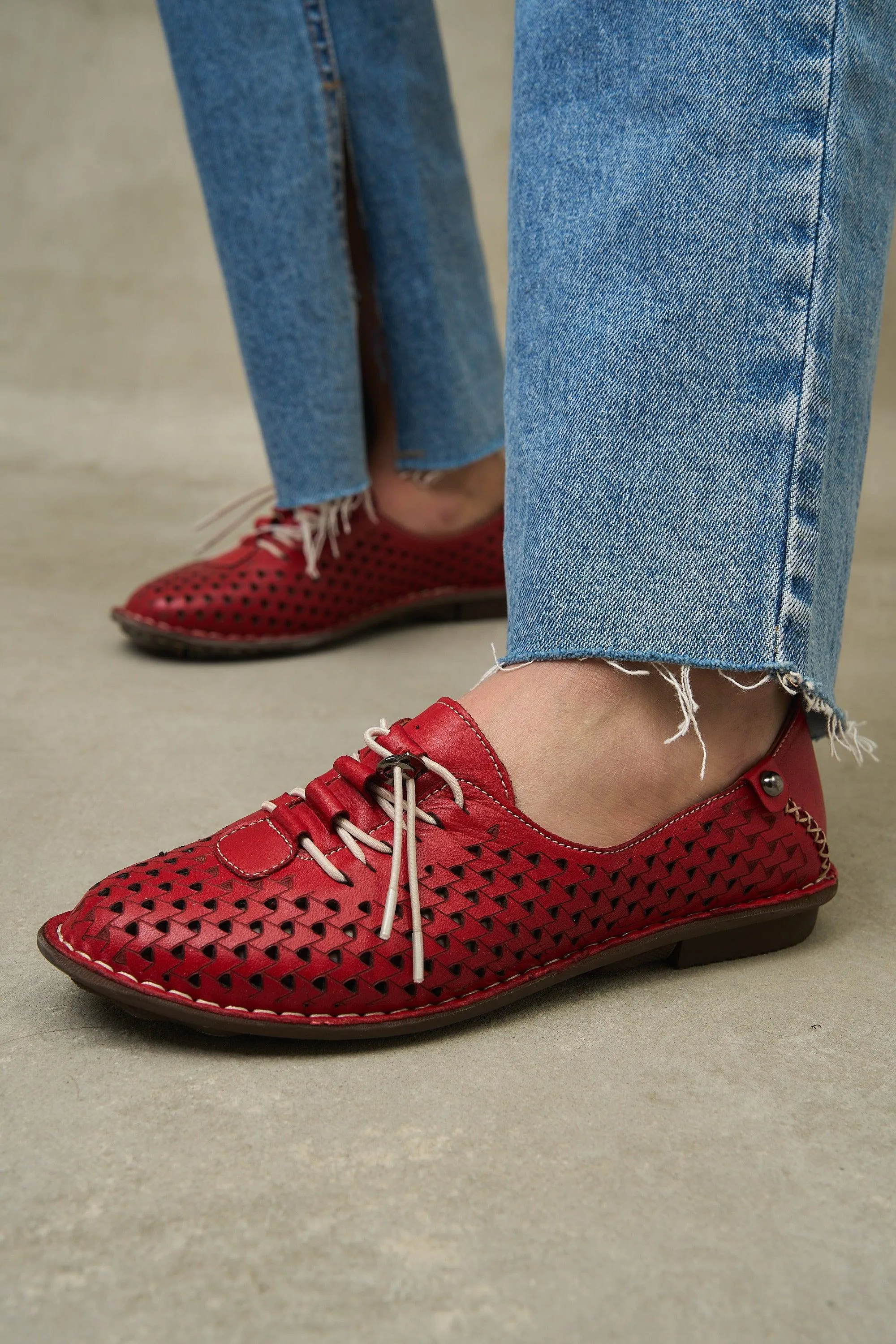 JABIN Leather - Red