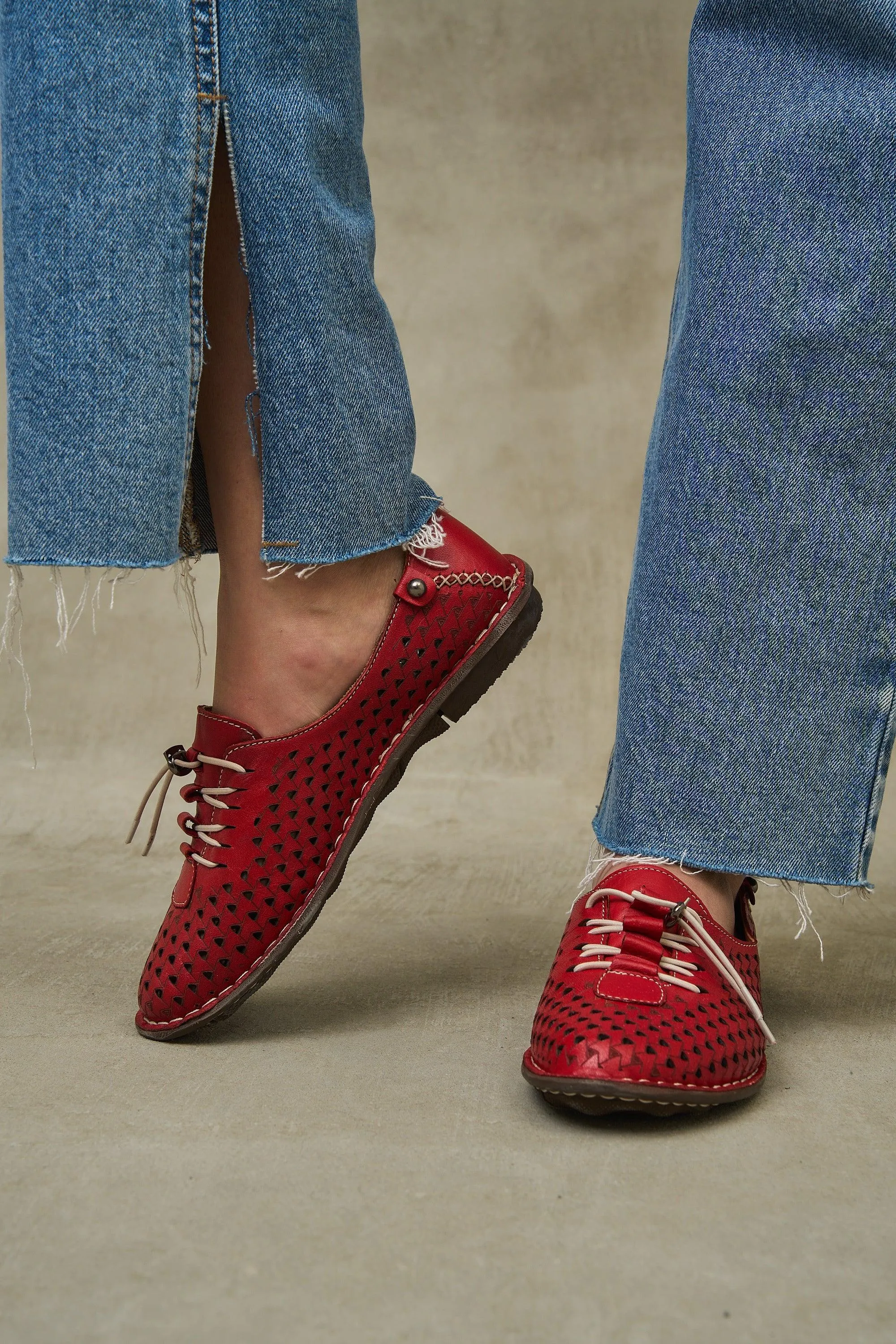 JABIN Leather - Red