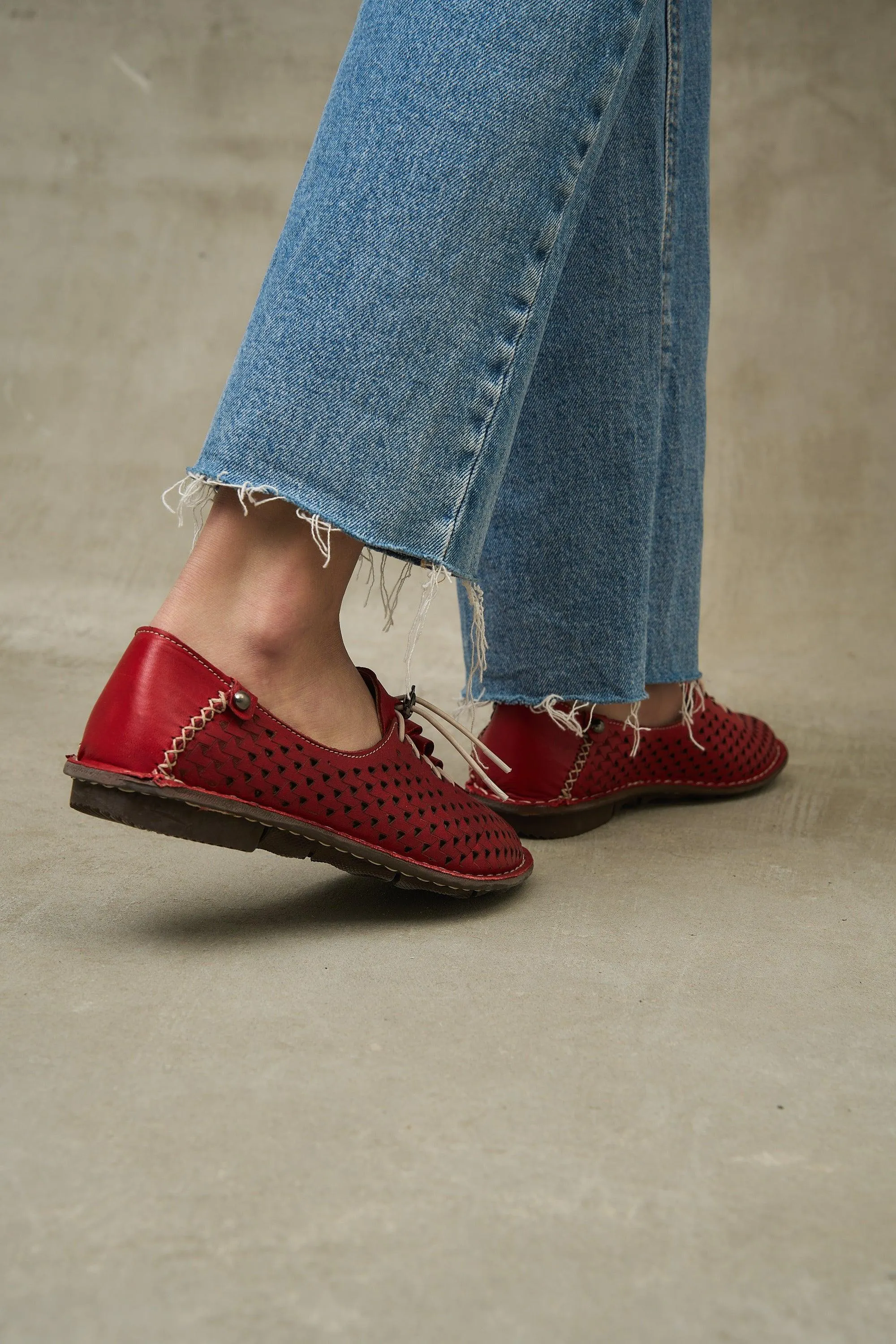 JABIN Leather - Red