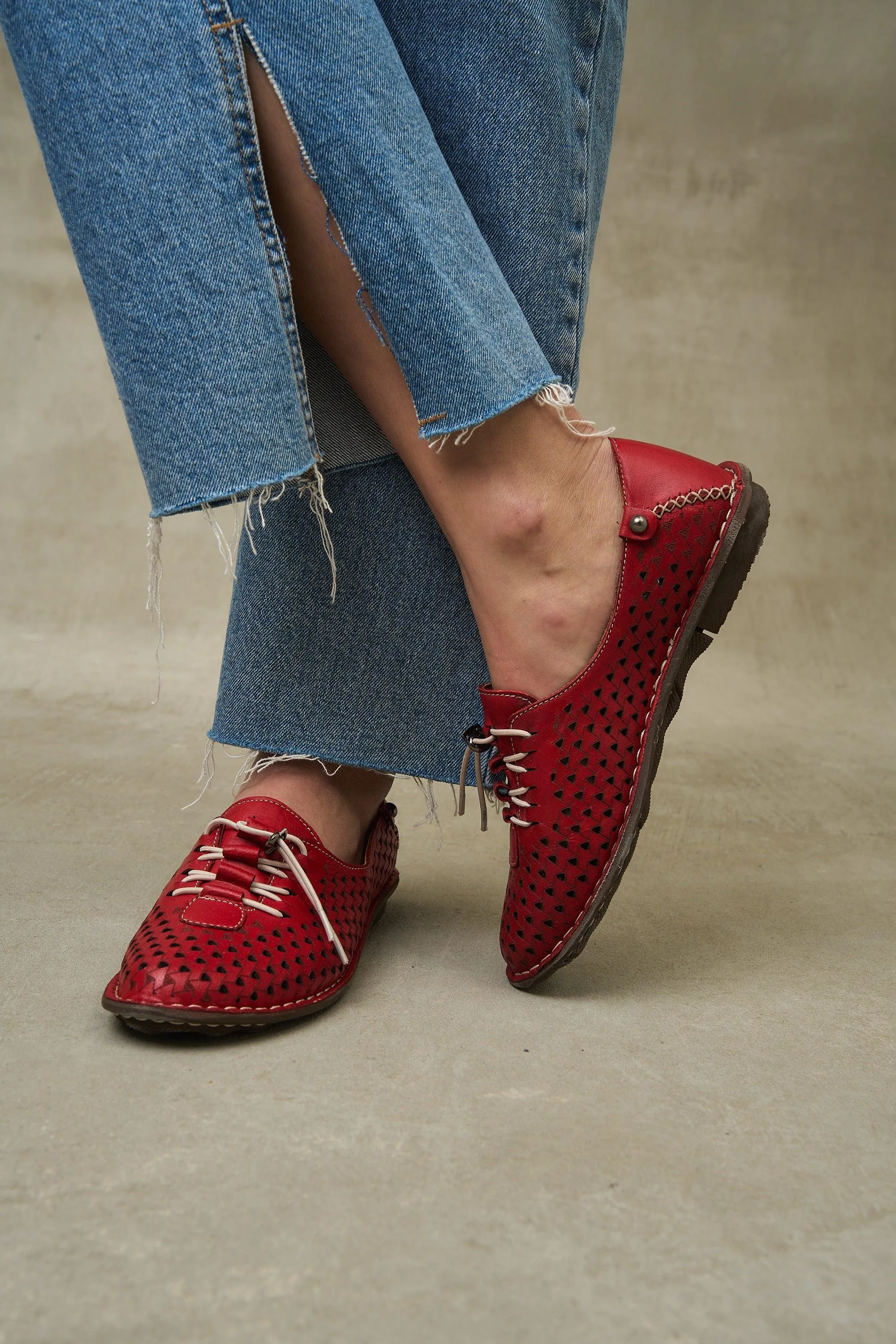 JABIN Leather - Red