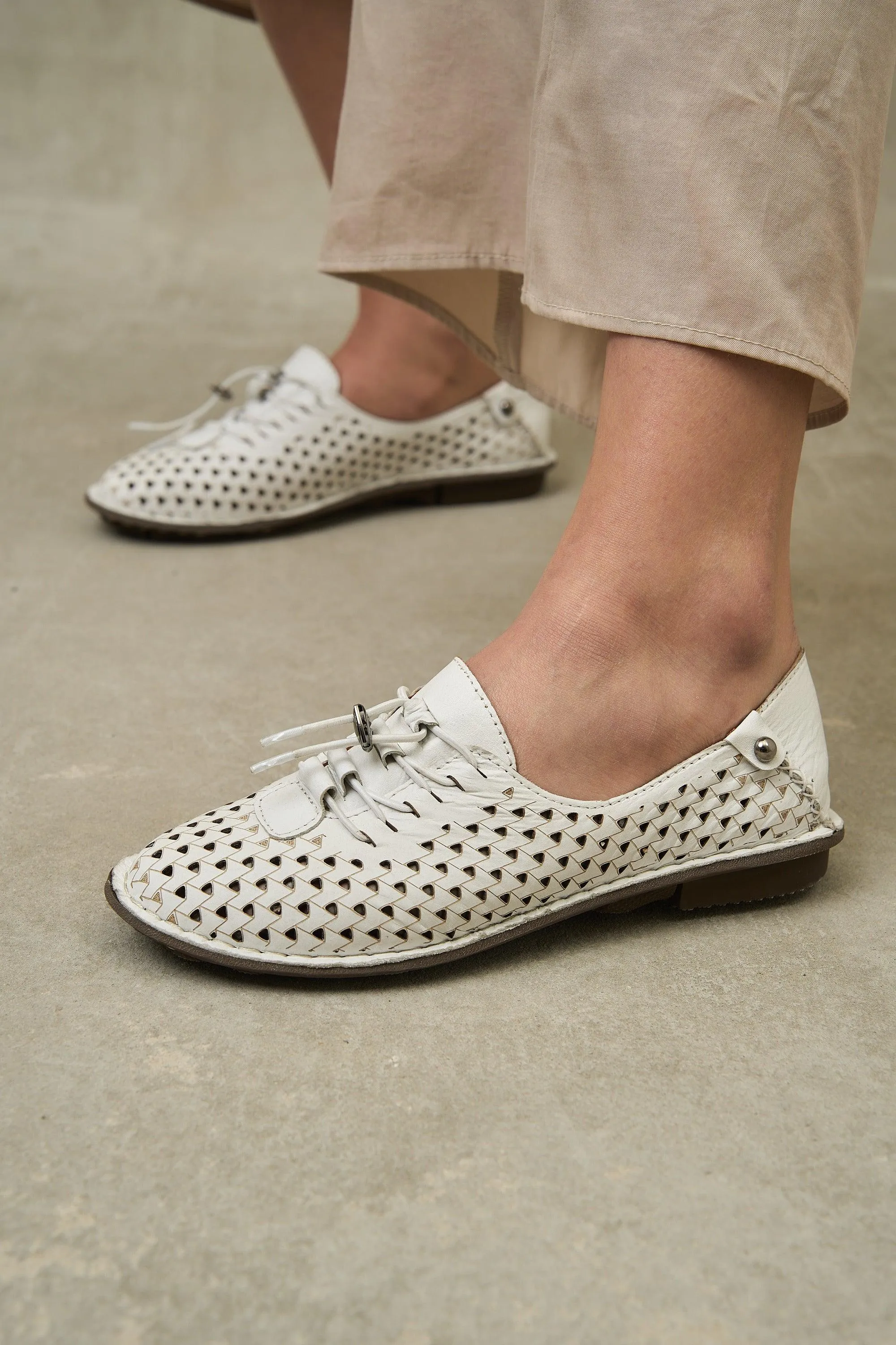 JABIN Leather - White