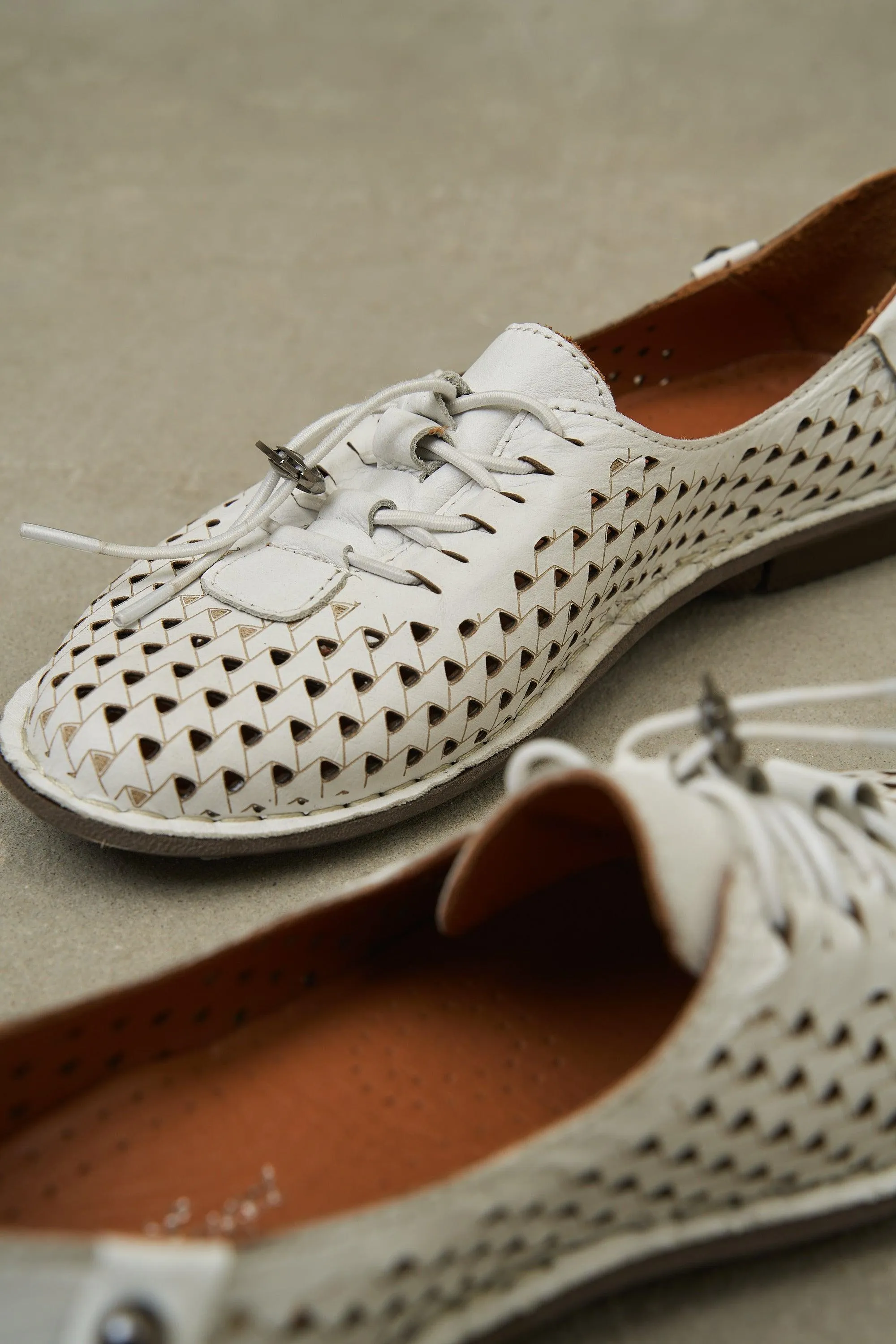 JABIN Leather - White