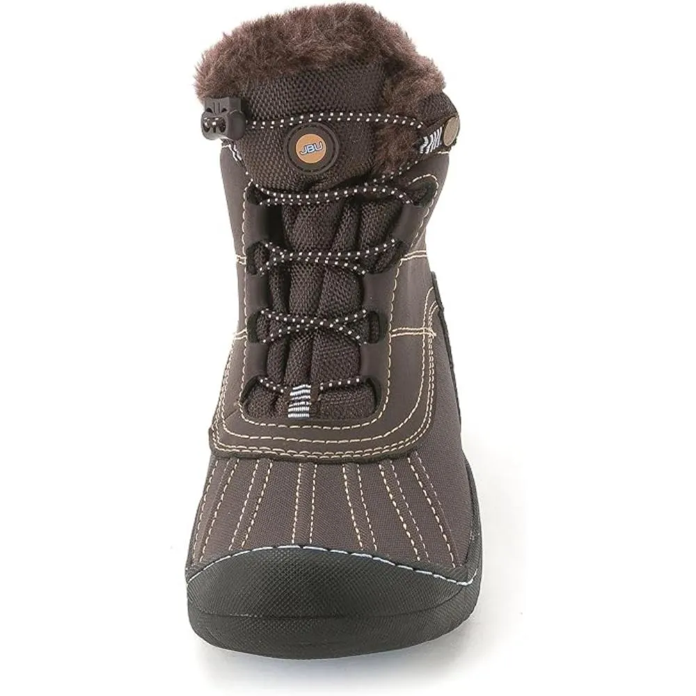JBU by Jambu Pullman Womens Brown Faux Fur Cold Weather Boots