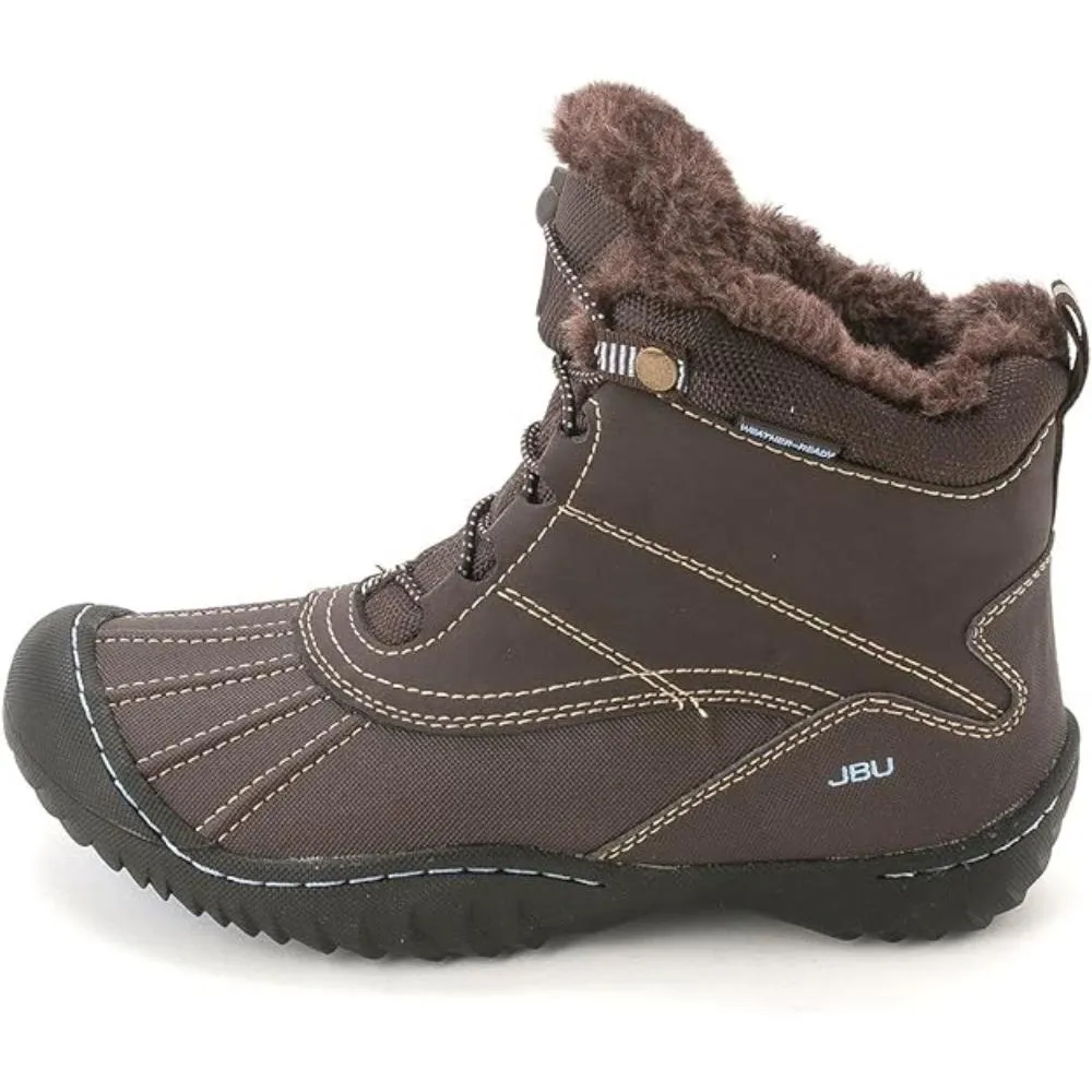 JBU by Jambu Pullman Womens Brown Faux Fur Cold Weather Boots