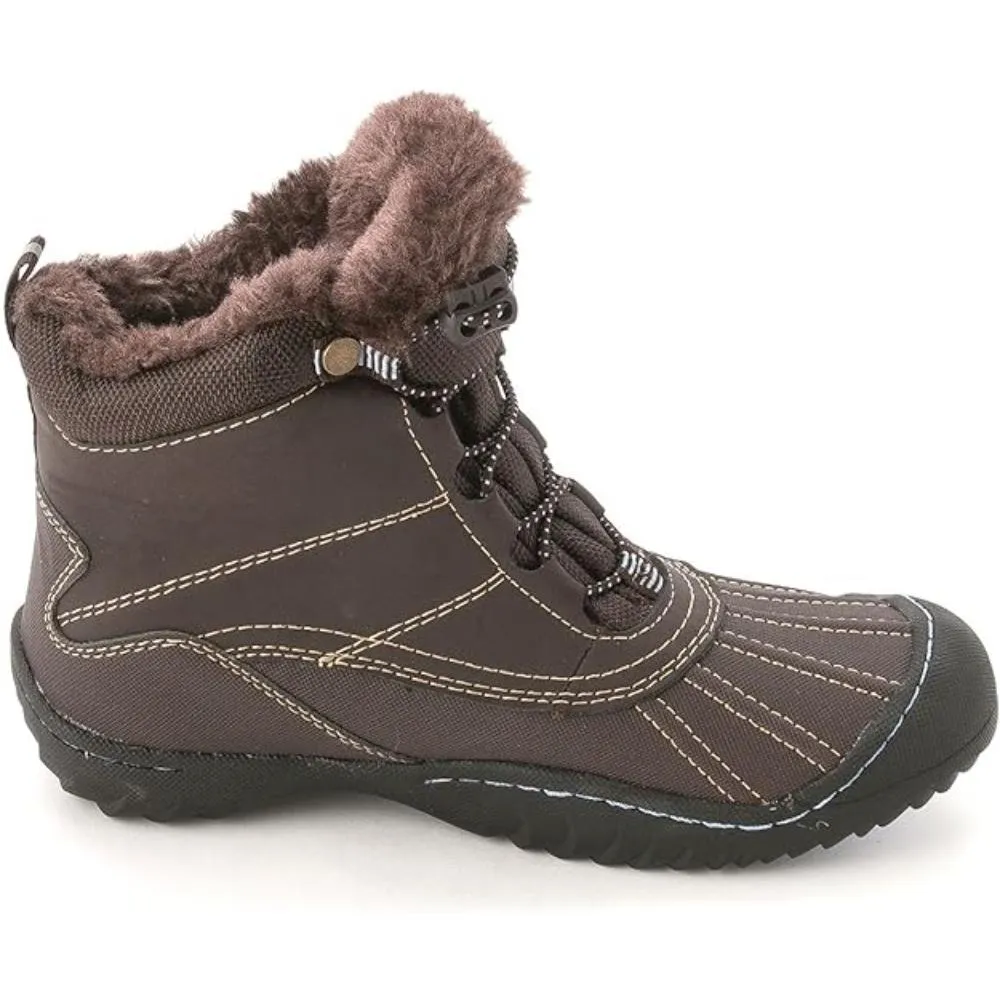 JBU by Jambu Pullman Womens Brown Faux Fur Cold Weather Boots