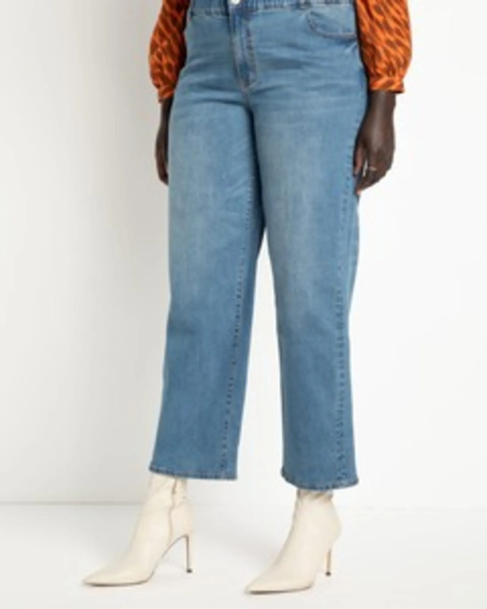 Kenny Straight Leg Jeans | Medium Wash