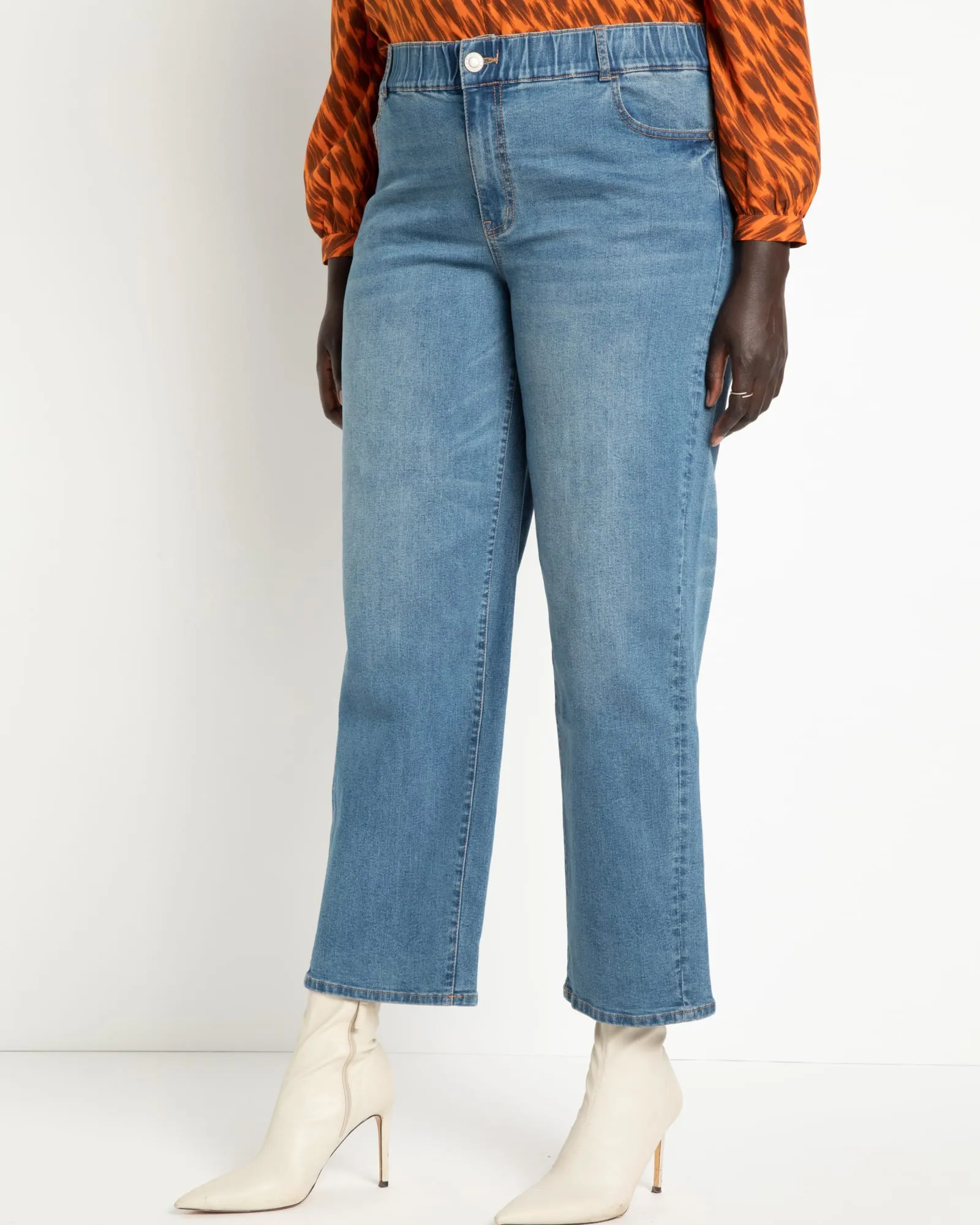 Kenny Straight Leg Jeans | Medium Wash