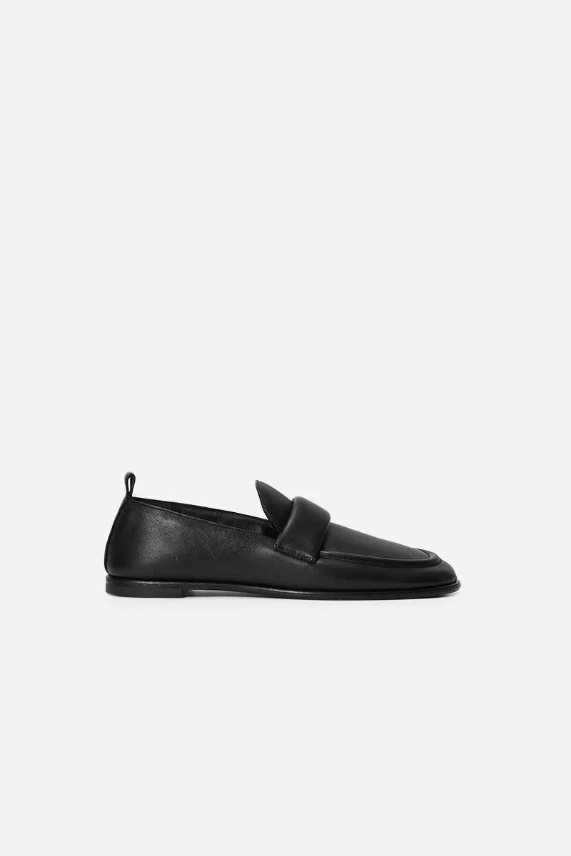 Leather loafers
