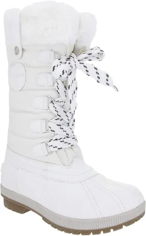 London Fog Womens Melton Cold Weather Waterproof Snow Boot