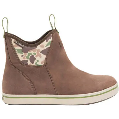 Men's Leather Ankle Deck Boot XAL DCAM