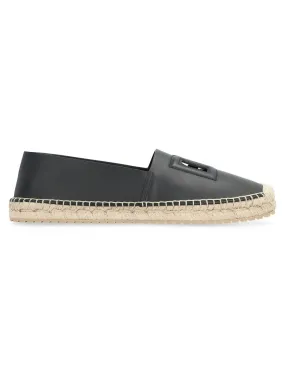 Men's Leather Espadrilles in Black | Size 41 | A50574AO602 Color 80999